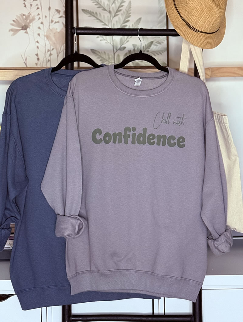 Confidence - Classic Sweat Shirt that celebrate the empowered woman in you