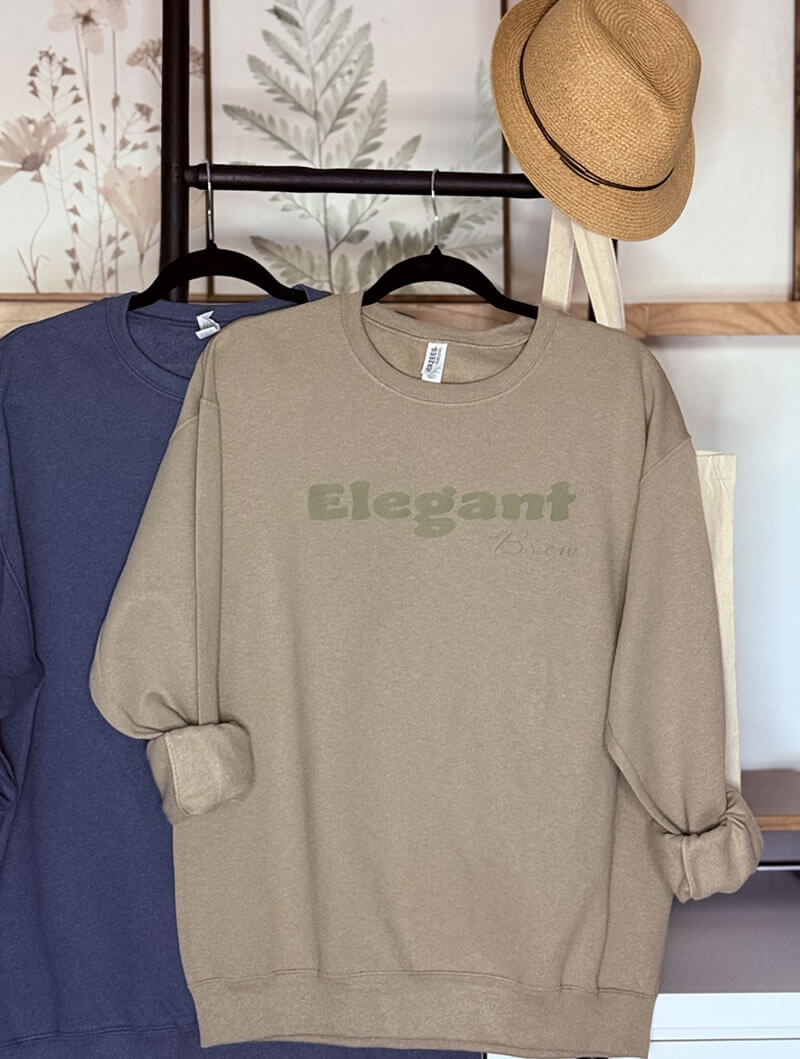 Girl coffee Tee + Elegant Sweat Shirt - Matching set - Image 2