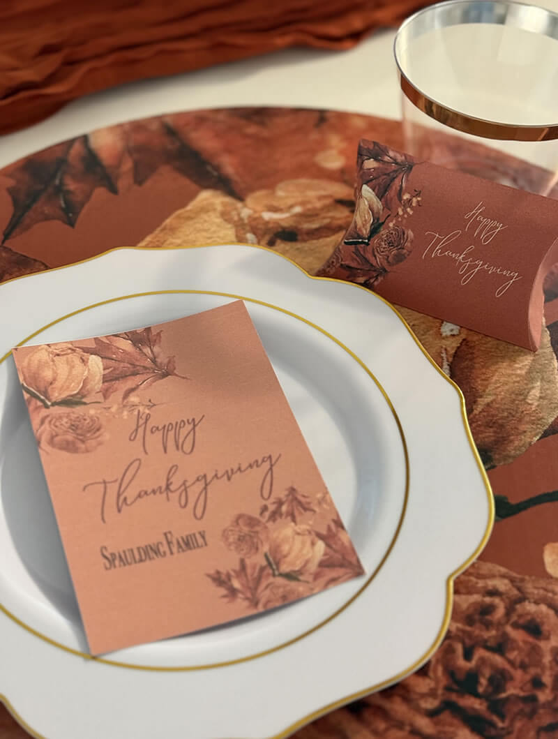 Thanksgiving dinner table setting - Image 4